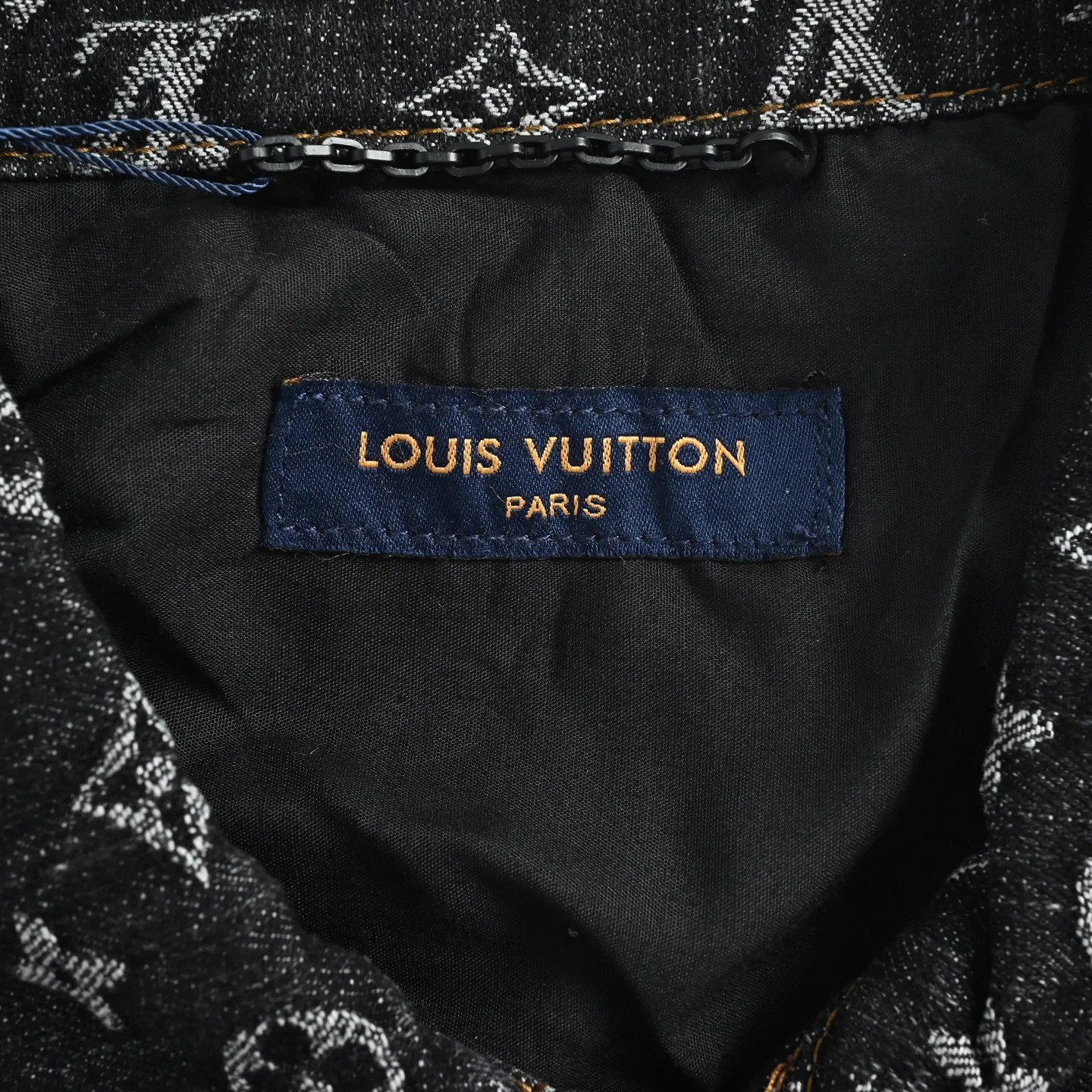 Louis Vuitton/Louis Vuitton 24Fw FA all-over printed old flower jacquard denim jacket